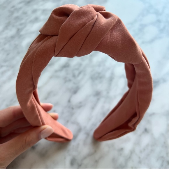 Anthropologie Peach Anais Headband - Picture 4 of 9